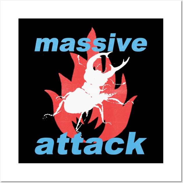listen to massive attack Wall Art by psninetynine